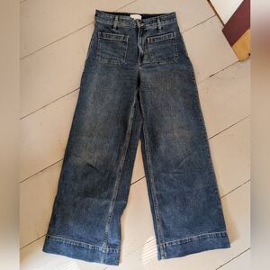 H&M Dark Blue Flare Jeans